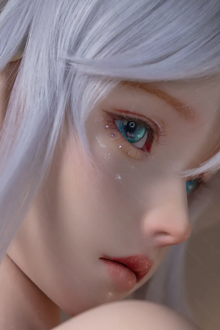 155cm (5ft1) E CUP Lightweight Silicone Sex Doll, Movable Jaw Head Calla